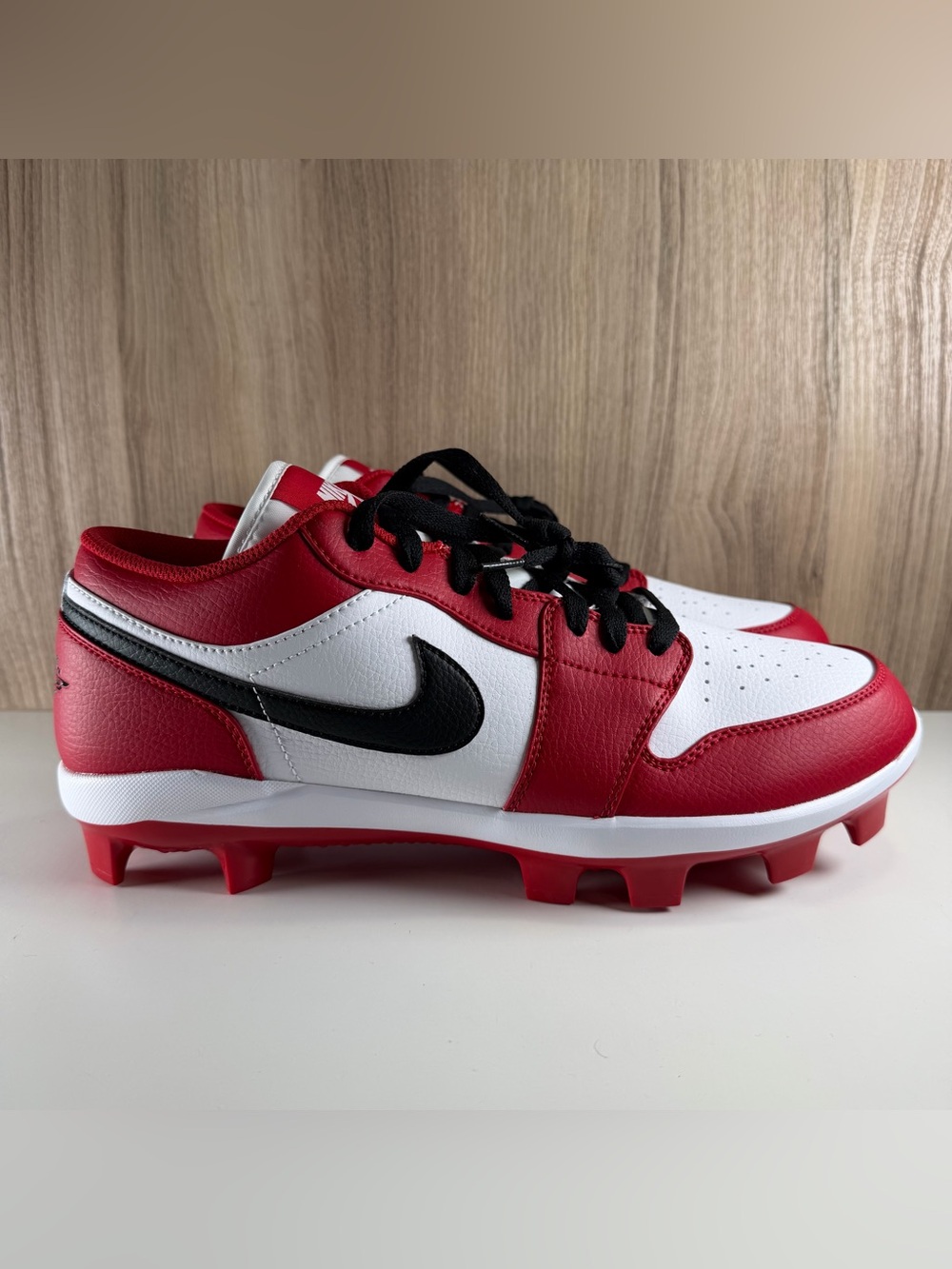 Nike Air Jordan 1 Retro MCS Low 'Chicago' Baseball Cleats CJ8524-611 Sz 12